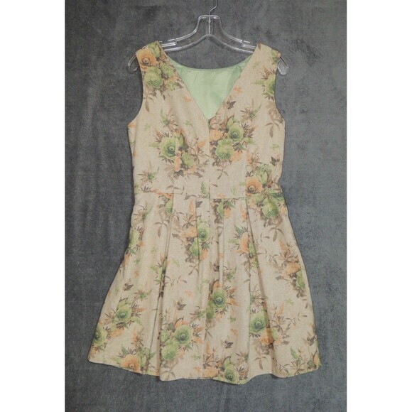 Pink Martini Retro Wool Blend Classic Mini Dress Sz. Large - Picture 2 of 9